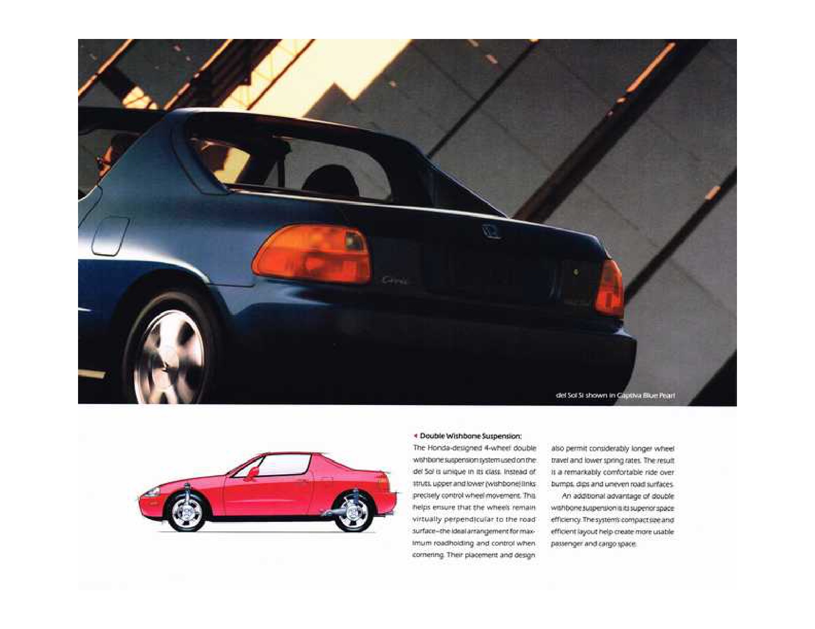 1993 Honda Civic delSol Brochure Page 9